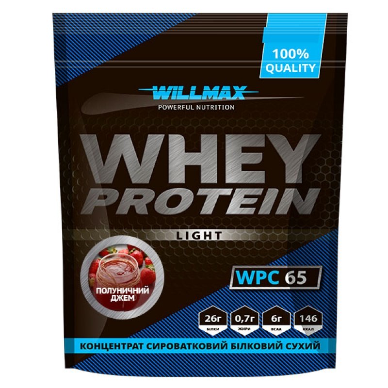 WHEY PROTEIN 65%  1кг Клубничный джем